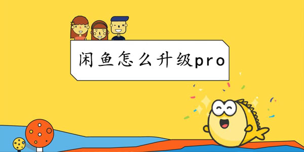 闲鱼怎么升级pro版