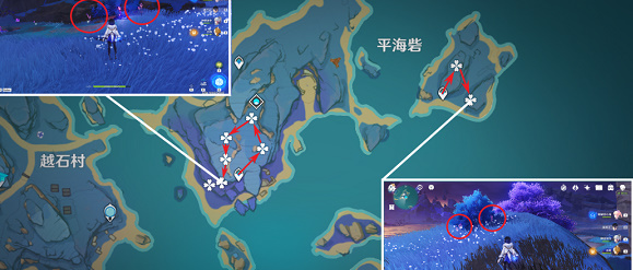 原神鸣草采集路线2023