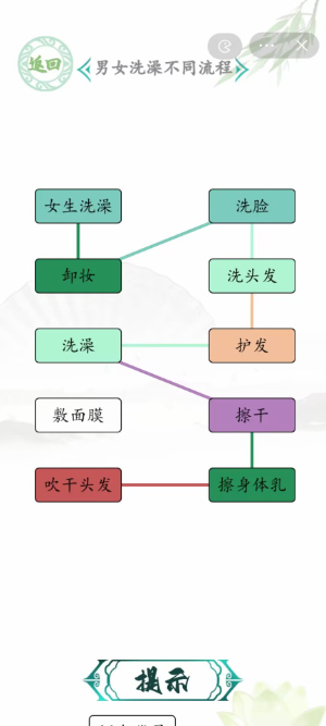 汉字找茬王男女洗澡